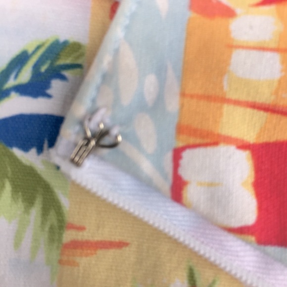 TALBOTS TROPICAL BEACH PATCHWORK SKIRT - Picture 5 of 16